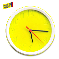 Reloj de Pared Colors - Producción Nacional