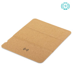 Mouse Pad Corcho con Cargador Inalambrico Relium - OFERTA