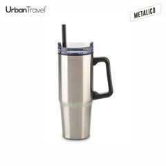 Mug Metálico y Plástico Chester Urban Travel 900ml