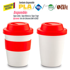 Mug Plastico Coffee Plus 12oz- Producción Nacional