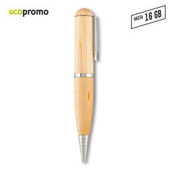 Memoria USB Bolígrafo Wood PRECIO NETO