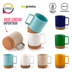 Mug Plastico Atom 370 ml - Producción Nacional NUEVO