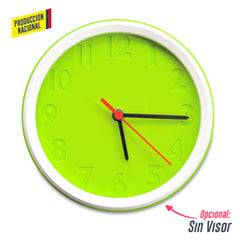 Reloj de Pared Colors - Producción Nacional