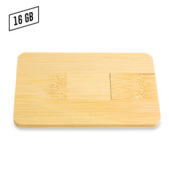 Memoria USB Credit Card Zilda Bamboo PRECIO NETO