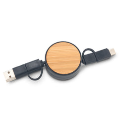Cable Multicargador Bamboo