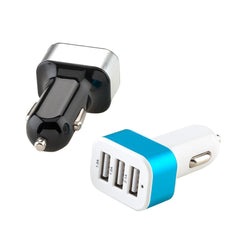Cargador Triple Para Carro - OFERTA