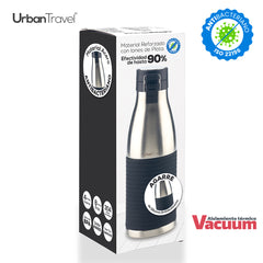 Botilito Metalico Urban Travel Lock 600ml - OFERTA