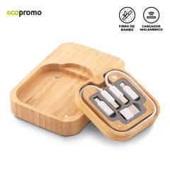 CARGADOR INALAMBRICO CON CABLES 4-1 NUEVO