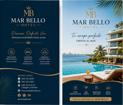 Brochure - Folleto Publicitario 2 cuerpos Full Color
