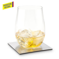 Juego Portavasos En Acero Inoxidable - Produccion Nacional - PRECIO BOMBA