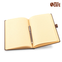Set de Libreta y Bolígrafo Eco Coffee - PRECIO BOMBA