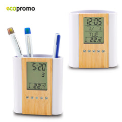 Reloj Portaboligrafo Crystal Bamboo