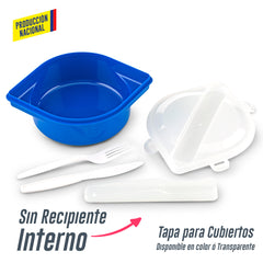 Portacomidas con Cubiertos Jakarta - Produccion Nacional