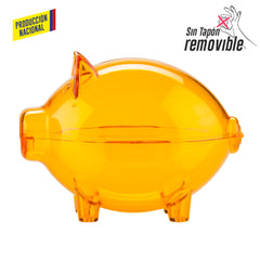 Alcancia Mini Cerdito Cristal - Producción Nacional