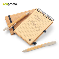 Libreta con Bolígrafo Bamboo