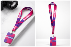 Lanyards + Mosquetón + Portacarnet + Carnet Lanyard