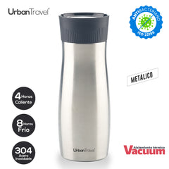 Botilito Metalico Urban Travel Premier 420ml - OFERTA