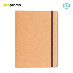 Carpeta Folder con Cargador Inalámbrico Cork