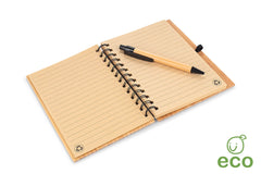Libreta Bambú Modern con Bolígrafo
