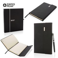 Set de Boligrafo y Libreta Swiss Peak Lux