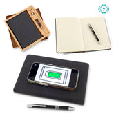 Cargador Inalámbrico con Libreta y Bolígrafo