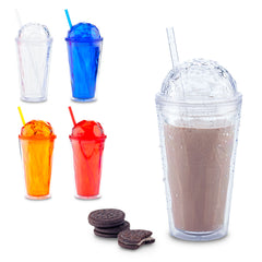 Vaso Pitillo Plástico Diamond 470ml - OFERTA