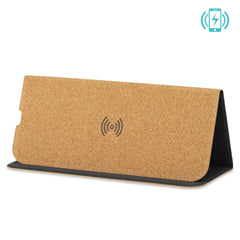 Mouse Pad Corcho con Cargador Inalambrico Relium - OFERTA