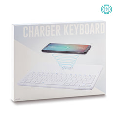 Teclado con Cargador Inalambrico Roktum - OFERTA