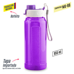 Botilito Plástico Galaxy 950ml - Producción Nacional
