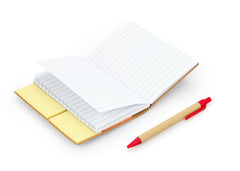 Libreta Ecológica Memo Sticky con Bolígrafo