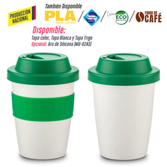 Mug Plastico Coffee Plus 12oz- Producción Nacional