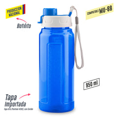 Botilito Plástico Galaxy 950ml - Producción Nacional