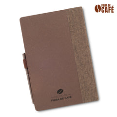 Set de Libreta y Bolígrafo Eco Coffee - PRECIO BOMBA