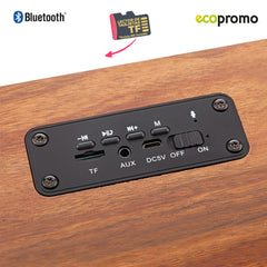 Speaker Bluetooth Retro Bamboo - PRECIO BOMBA