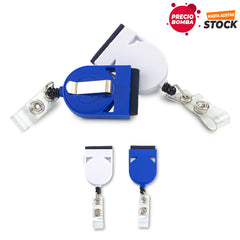 Portaidentificador de Carnet con Limpiador - PRECIO BOMBA