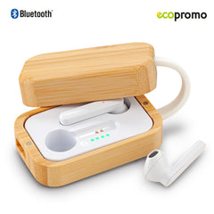 Audifonos Bluetooth Jett Bamboo - PRECIO BOMBA