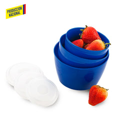 Set de Contenedores x 3 unidades - Produccion Nacional