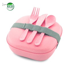 Portacomidas con Cubiertos Eco Nature