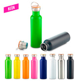 Botilito Metalico Wood 700ml - PRECIO BOMBA