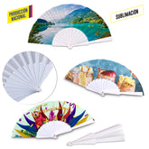 Cuerpo Plastico para Abanico Tela impresa Prod Nal