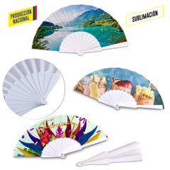 Cuerpo Plastico para Abanico Tela impresa Prod Nal