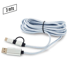 Cable Multicargador 3 Metros OFERTA