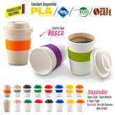 Mug Plastico Coffee Plus 12oz- Producción Nacional