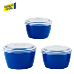 Set de Contenedores x 3 unidades - Produccion Nacional