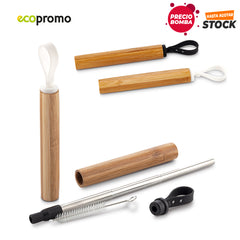 Pitillo Reutilizable Metálico Bamboo - PRECIO BOMBA