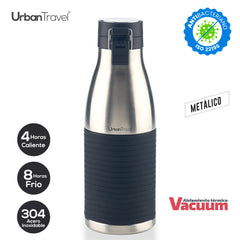 Botilito Metalico Urban Travel Lock 600ml - OFERTA