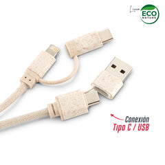 Cable Multicargador Cotton