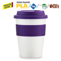 Mug Kit Completo Vaso+Tapa Silicona+Aro Silicona Plastico Orbit 12oz - Produccion Nacional PRECIO NETO