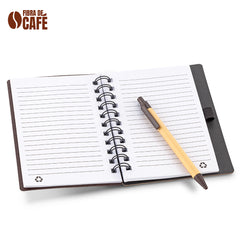 Libreta con Bolígrafo Coffee - PRECIO BOMBA