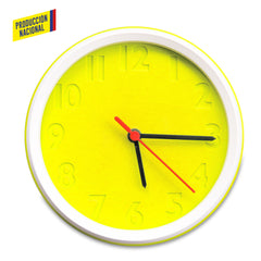 Reloj de Pared Colors - Producción Nacional PRECIO NETO